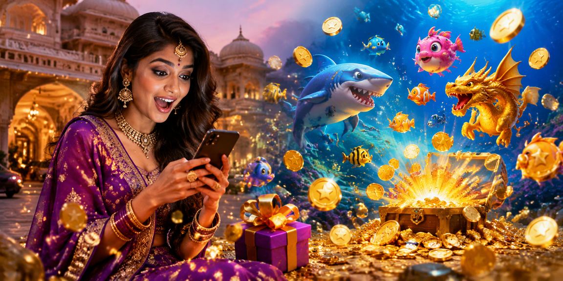 Exciting live casino roulette and other games shown on Indian player's device